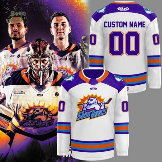 Orlando Solar Bears New Jerseys 2025 custom name number