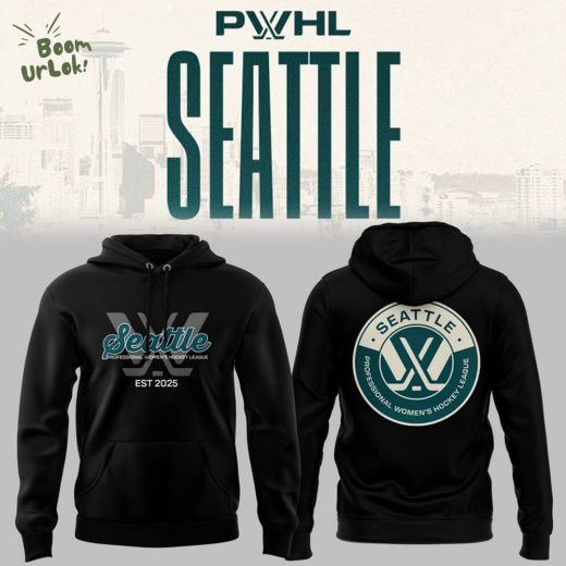 PWHL Seattle Limited Edition 2025 Black Hoodie