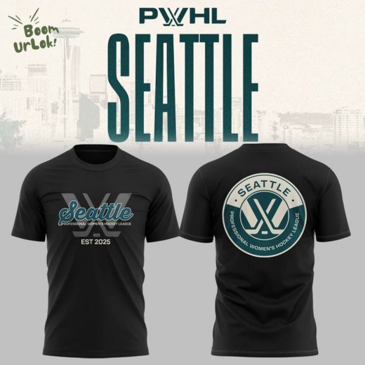 PWHL Seattle Limited Edition 2025 Black TSHIRT