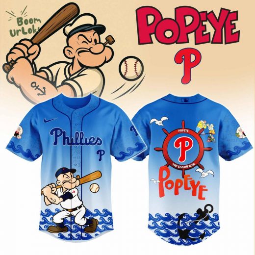 Philadelphia Phillies MLB x Popeye Jersey Editions Limited 2025