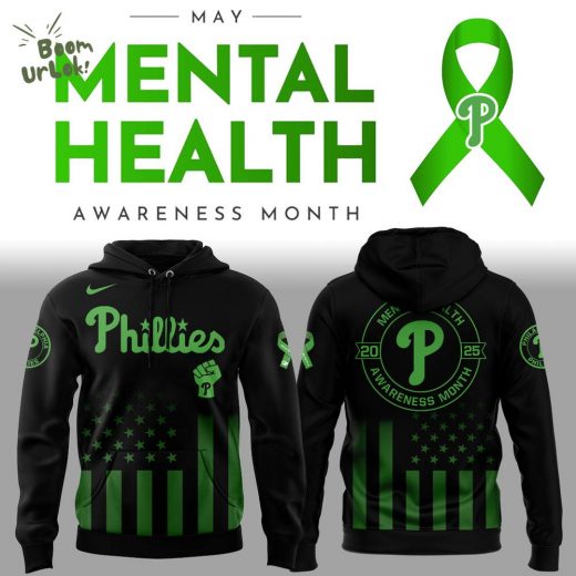 Philadelphia Phillies x Mental Health Awareness Month 2025 Hoodie