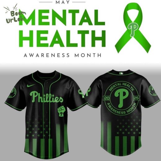 Philadelphia Phillies x Mental Health Awareness Month 2025 Jersey
