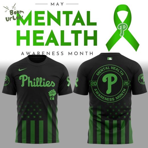 Philadelphia Phillies x Mental Health Awareness Month 2025 Tshirt