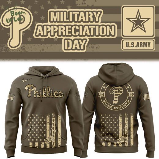 Phillies Baseball Military Appreciation Day Hoodie