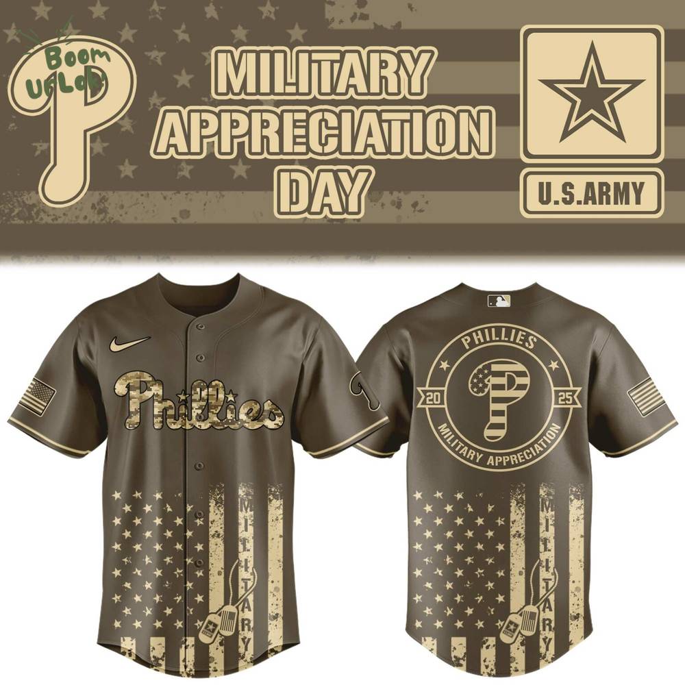 Phillies Baseball Military Appreciation Day Jersey Phillies Baseball Military Appreciation Day Jersey