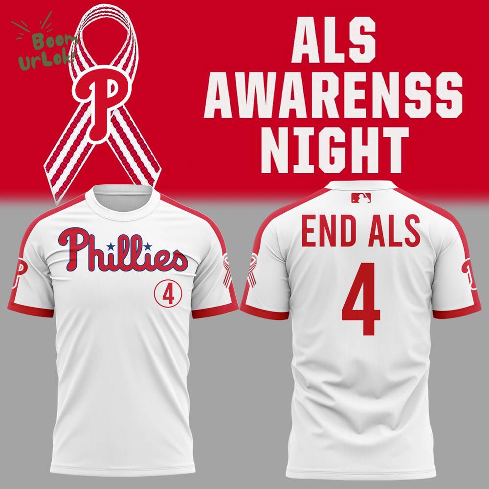 Phillies x ALS Awarenss Night 2025 Tshirt Phillies x ALS Awarenss Night 2025 Tshirt