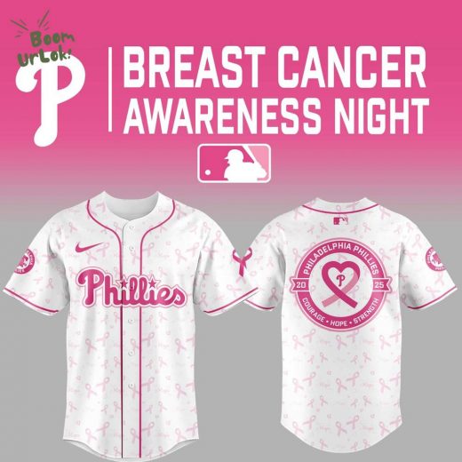 Phillies x Cancer Awareness Night 2025 Jersey