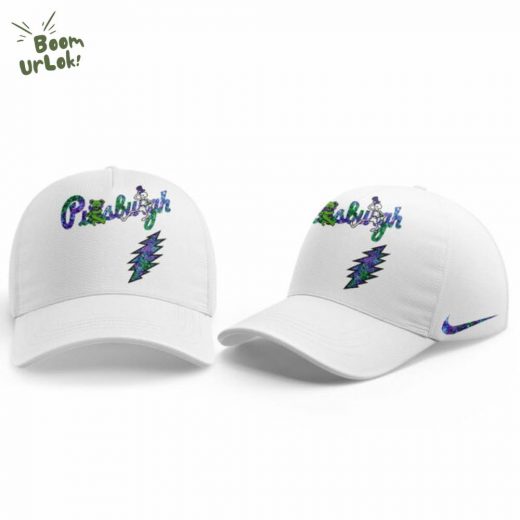 Pittsburgh Pirates Grateful Dead Night Jersey Flat Cap Set