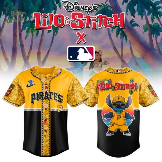 Pittsburgh Pirates MLB x Lilo & Stitch Jersey