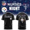 Pittsburgh Steelers Nurses Appreciation White Tshirt