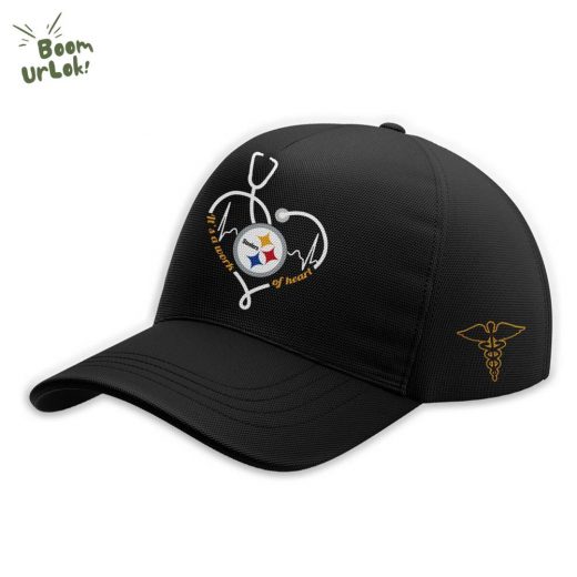Pittsburgh Steelers Nurses Appreciation Black Tshirt