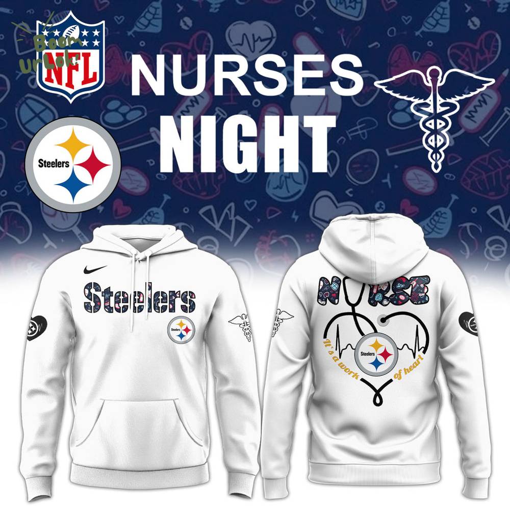 Pittsburgh Steelers Nurses Appreciation White Hoodie Pittsburgh Steelers Nurses Appreciation White Hoodie