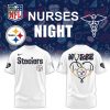 Pittsburgh Steelers Nurses Appreciation Black Tshirt