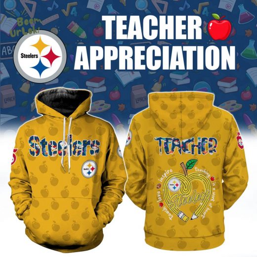 Pittsburgh Steelers TEACHER APPRECIATION-3D Unisex Hoodie