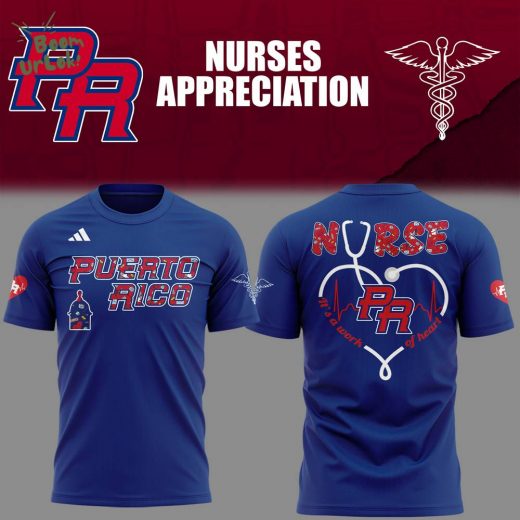 Puerto Rico Baseball Nurse Appreciation TShirt