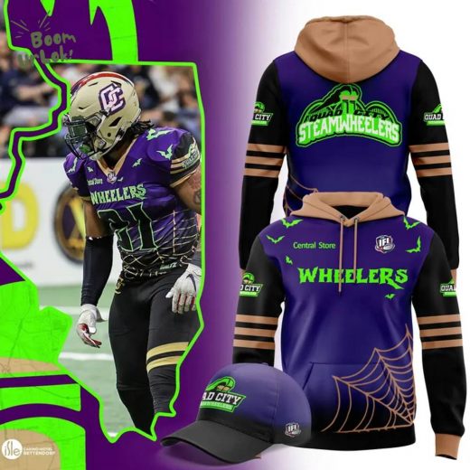 Quad City Steamwheelers Halloween Hoodie 2025