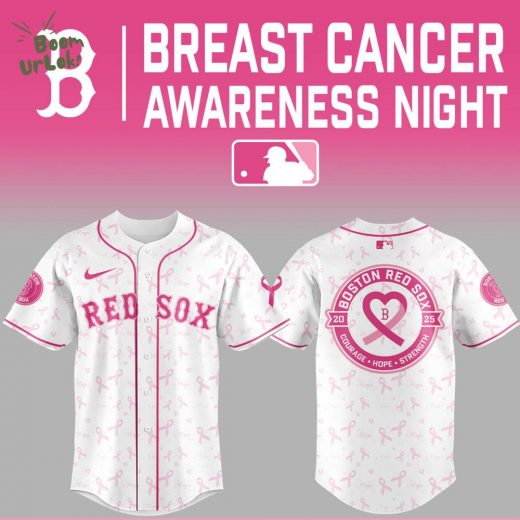 Red Sox x Cancer Awareness Night Baseball Jersey