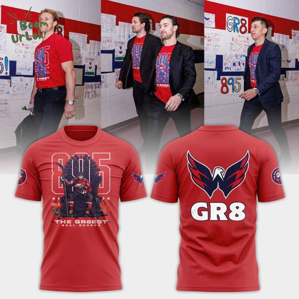 Red Washington Capitals GR8EST T-shirt Red Washington Capitals GR8EST T-shirt