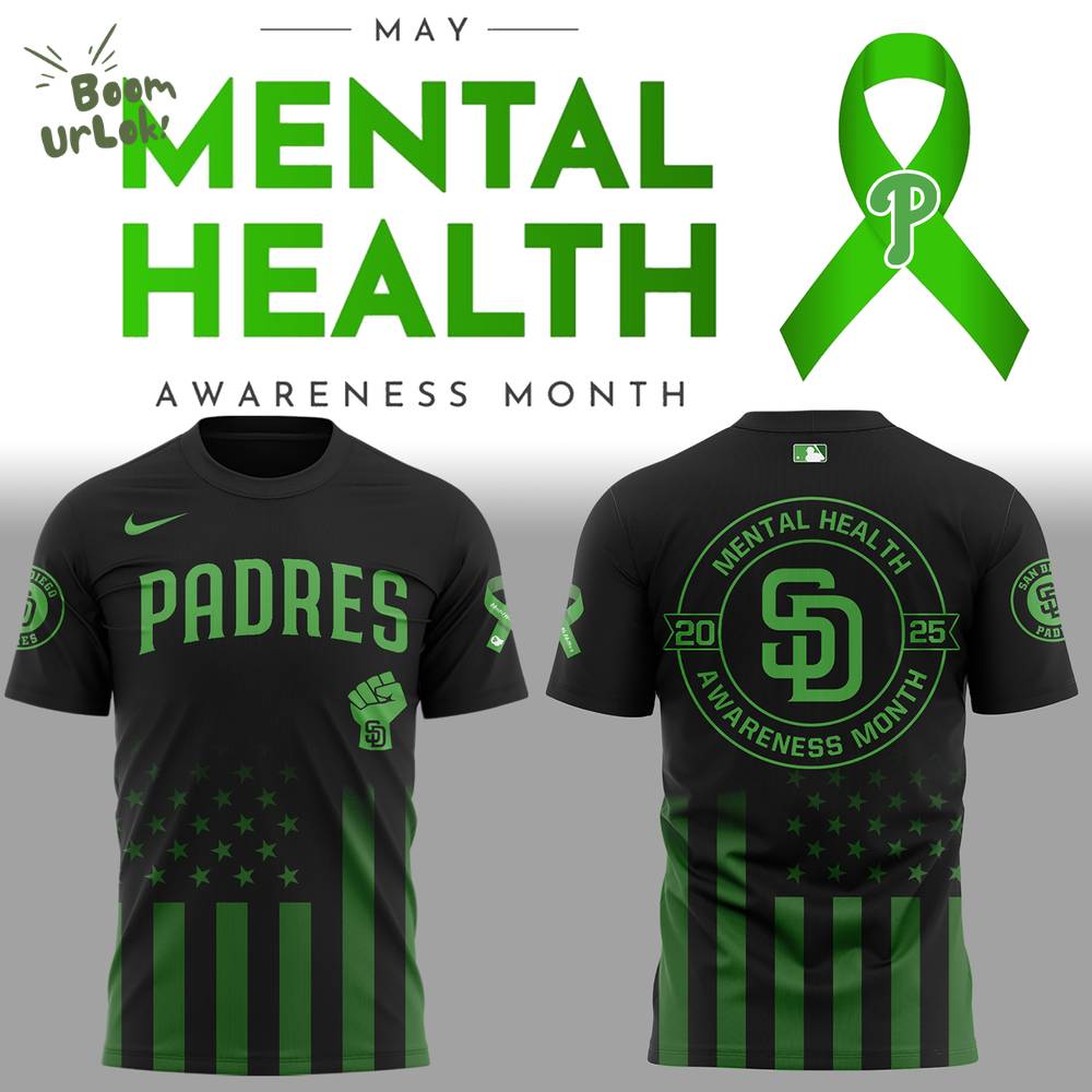 SD Padres x Mental Health Awareness Month 2025 Tshirt SD Padres x Mental Health Awareness Month 2025 Tshirt