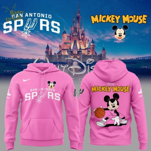 San Antonio Spurs x Mickey Mouse Hoodie Walt Disney Night