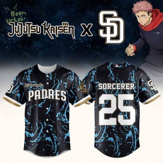 San Diego Padres x Jujutsu Kaisen Limited Edition Jersey 2025 Jersey