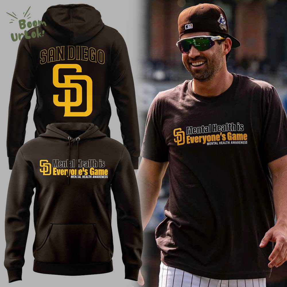 San Diego Padres x Mental Health Awareness Month 2025 Hoodie San Diego Padres x Mental Health Awareness Month 2025 Hoodie