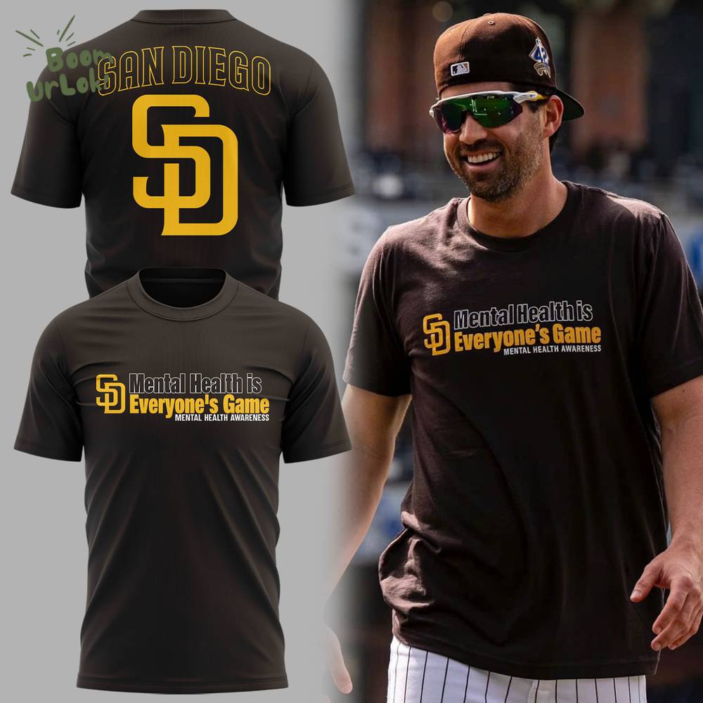 San Diego Padres x Mental Health Awareness Month 2025 Tshirt San Diego Padres x Mental Health Awareness Month 2025 Tshirt