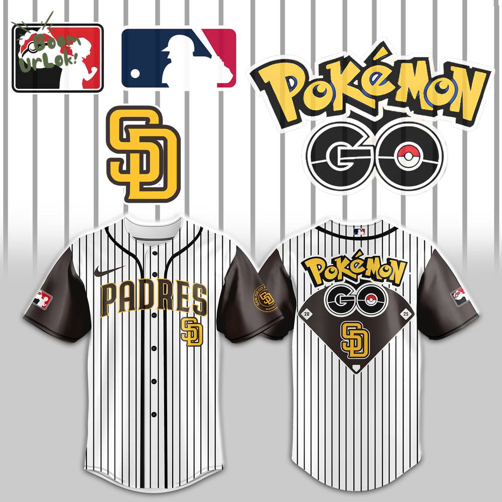 San Diego Padres x Pokemon Go Night Jersey Combo San Diego Padres x Pokemon Go Night Jersey Combo