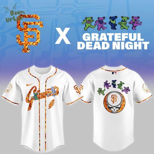 San Francisco Giants Grateful Dead Night Baseball Jersey