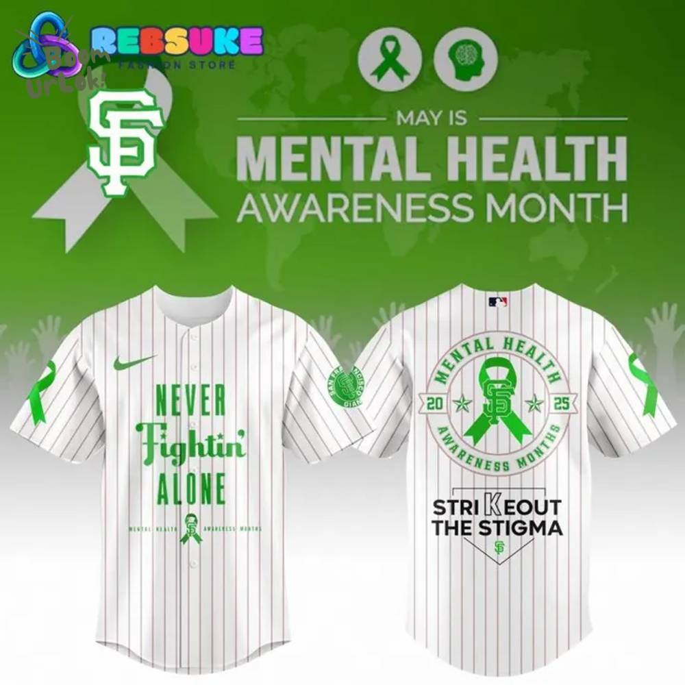 San Francisco Giants MLB x Mental Health Awareness Month Jersey 2025 San Francisco Giants MLB x Mental Health Awareness Month Jersey 2025