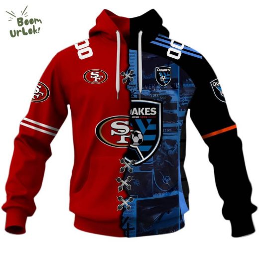 San Jose Earthquakes X San Francisco 49ers (MLS x NFL) Special Hoodie