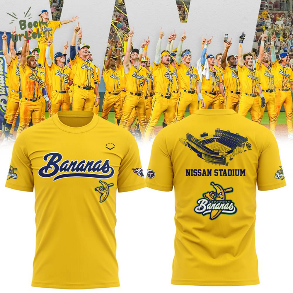 Savannah Bananas X Tennessee Titans Limited Edition 2025 Tshirt Savannah Bananas X Tennessee Titans Limited Edition 2025 Tshirt