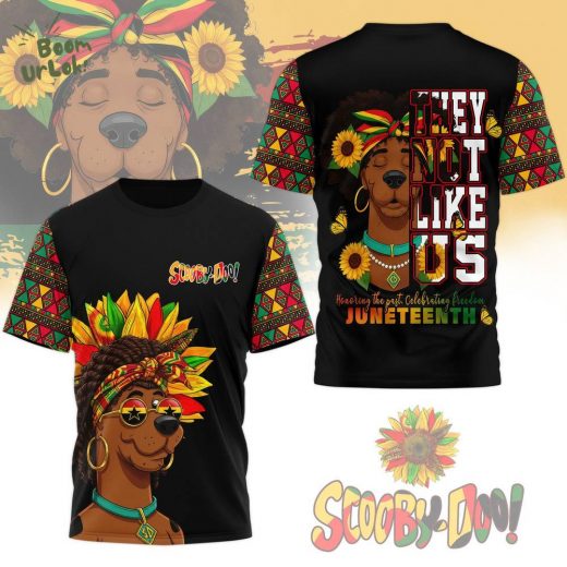 Scooby-Doo Juneteenth Shirt – They Not Like Us Rasta Afro Pride Tee