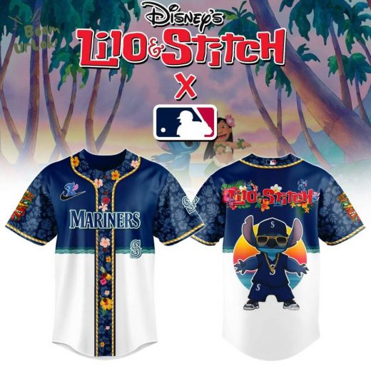 Seattle Mariners MLB x Lilo & Stitch Jersey