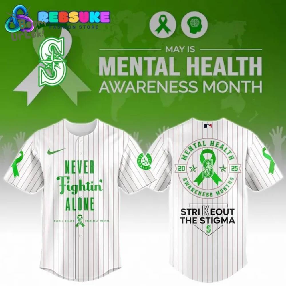 Seattle Mariners MLB x Mental Health Awareness Month Jersey 2025 Seattle Mariners MLB x Mental Health Awareness Month Jersey 2025