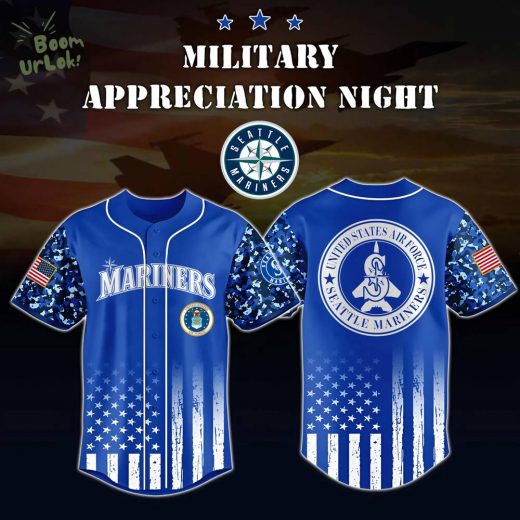 Seattle Mariners x US Air Force Appreciation Night Special Edition-3D Baseball Jersey
