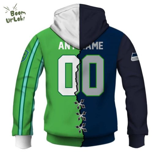 Seattle Sounders FC X Seattle Seahawks (MLS x NFL) Special Hoodie