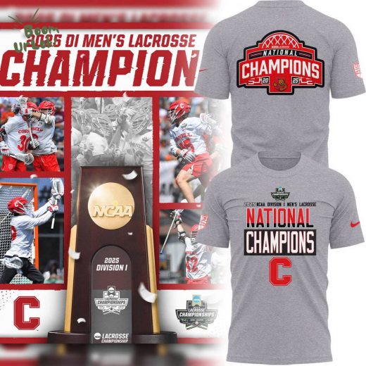 Special 2025 National Champions Division I Big Red Lacrosse Tshirt