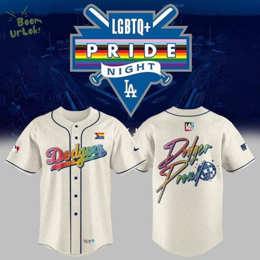 Special New Pride LA Dodgers Logo Jersey