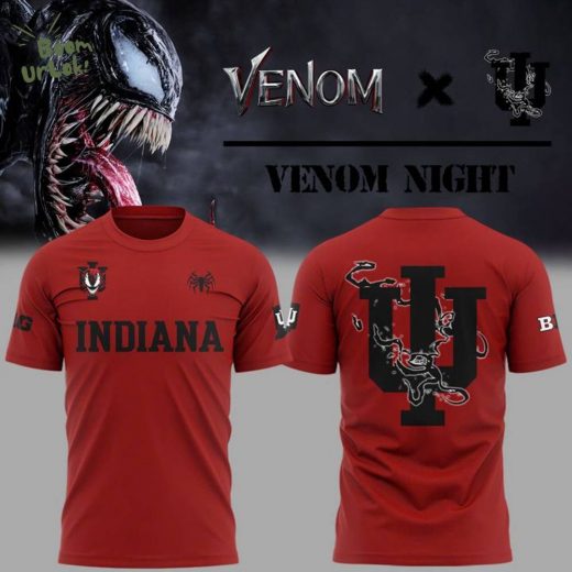 Special New “Venom” x Indiana Hoosiers Tshirt – Limited Edition
