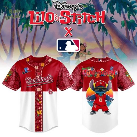 St.Louis Cardinals MLB x Lilo & Stitch Jersey