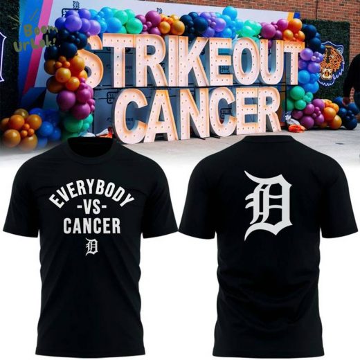 Strike Out Cancer Black T-shirt