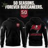 Tampa Bay Buccaneers Celebrate the legacy of 50 Seasons Hoodie 2025 Red