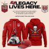 Tampa Bay Buccaneers Celebrate the legacy of 50 Seasons Hoodie 2025 Black