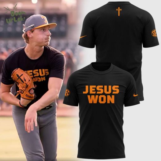 Tennessee Baseball JESUS WON TShirt 2025