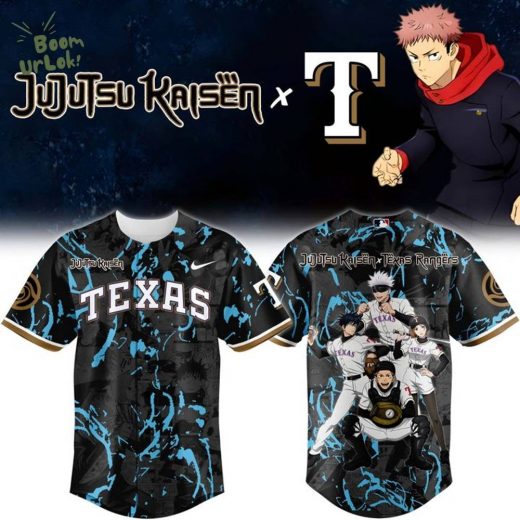 Texas Rangers x 2025 Jujutsu Kaisen Night Special Jersey