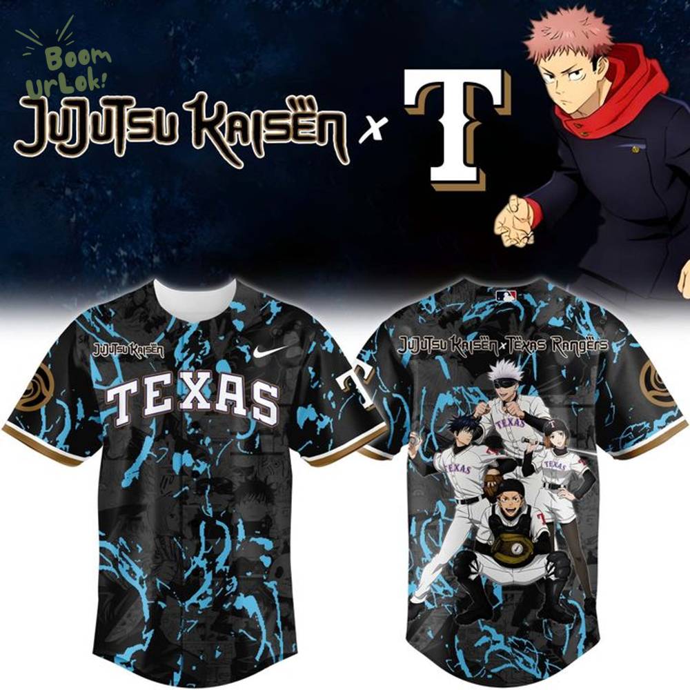 Texas Rangers x 2025 Jujutsu Kaisen Night Special Jersey Texas Rangers x 2025 Jujutsu Kaisen Night Special Jersey