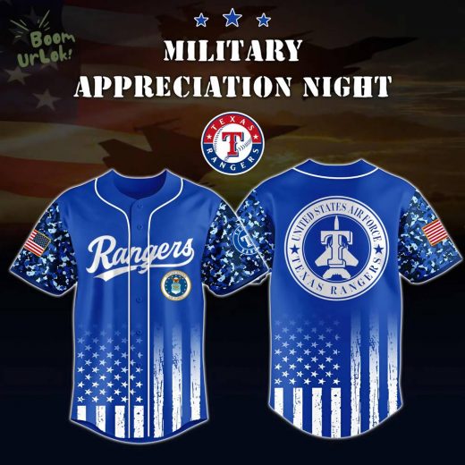 Texas Rangers x US Air Force Appreciation Night Special Edition-3D Baseball Jersey