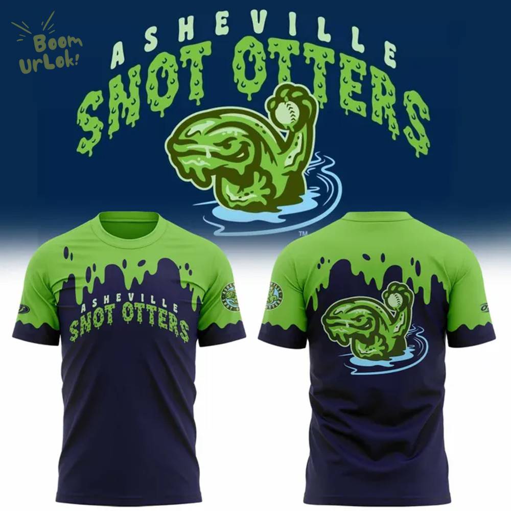 The Asheville Tourists Snot Otters Replica T-shirt The Asheville Tourists Snot Otters Replica T-shirt