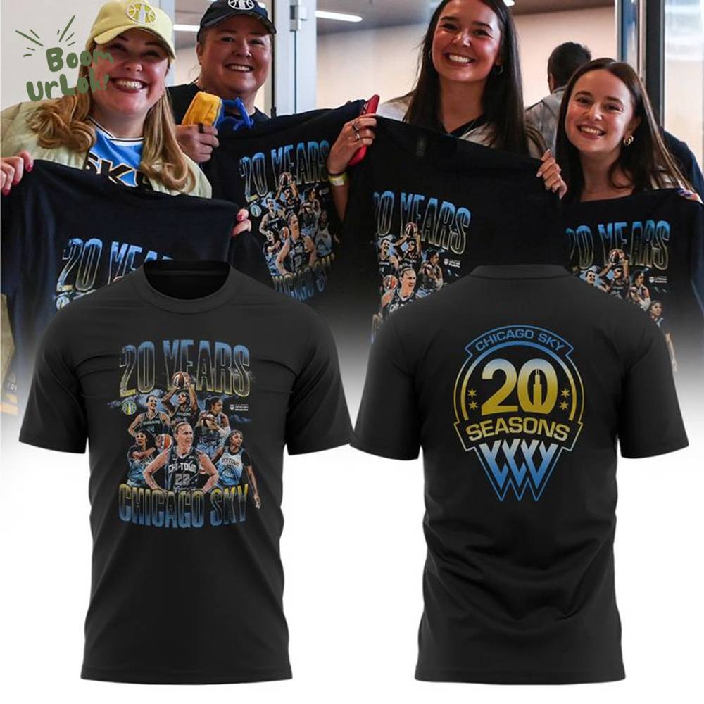The Chicago Sky Special Edition 20 Years T-shirt The Chicago Sky Special Edition 20 Years T-shirt